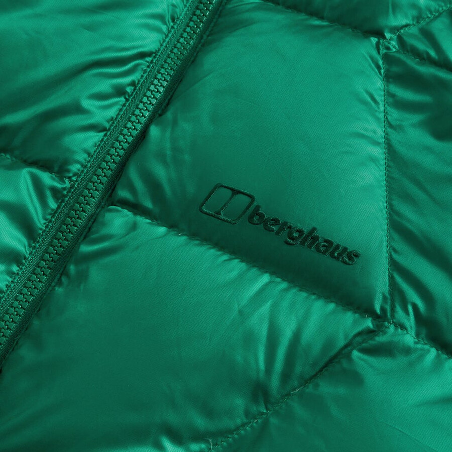 los hombres del explorador de abajo chaqueta - verde berghaus