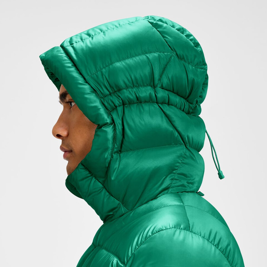 los hombres del explorador de abajo chaqueta - verde berghaus