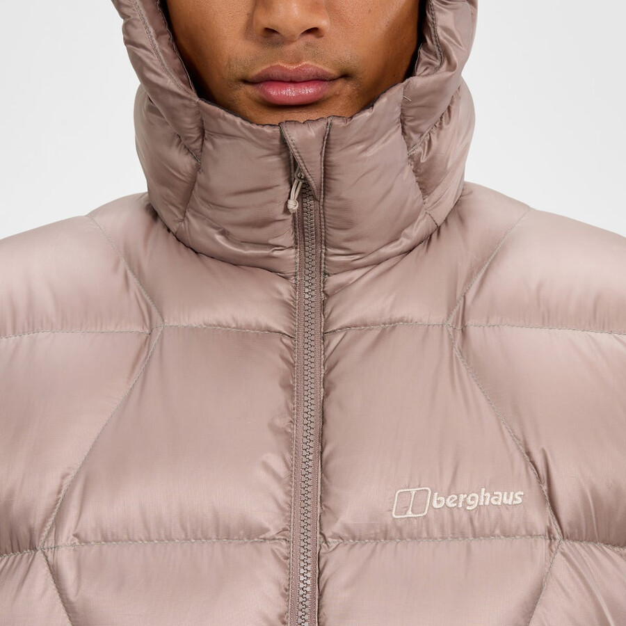 los hombres del explorador de abajo chaqueta - natural berghaus