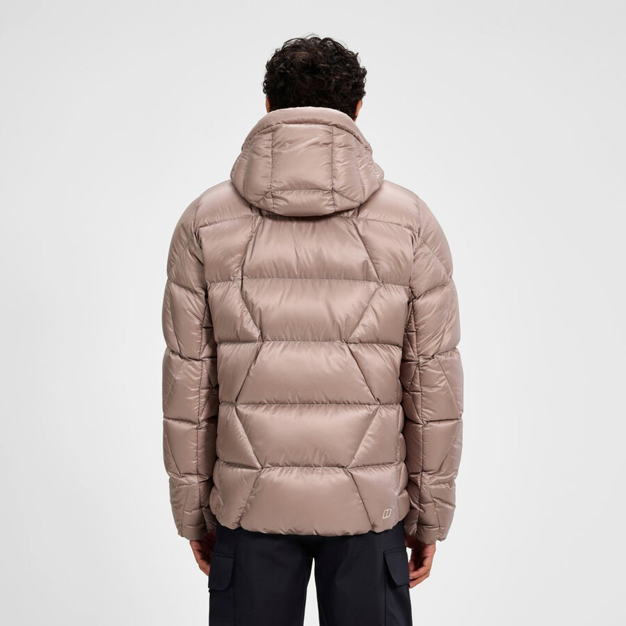 los hombres del explorador de abajo chaqueta - natural berghaus