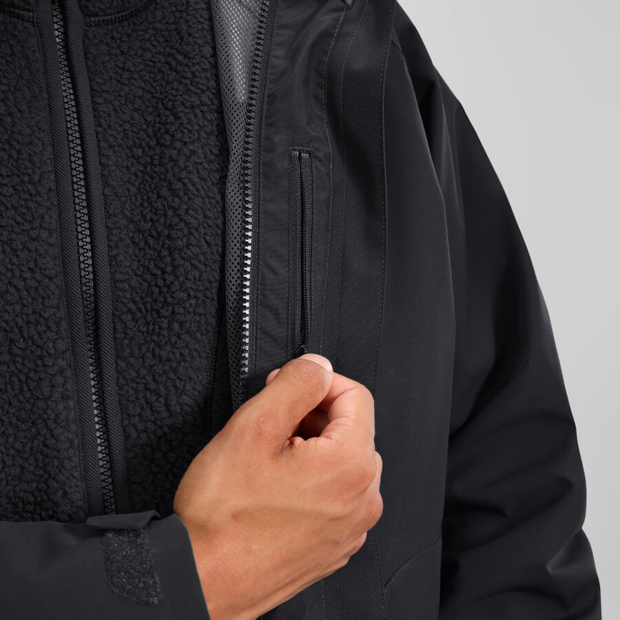 los hombres vagan interactivo de la chaqueta - negro berghaus