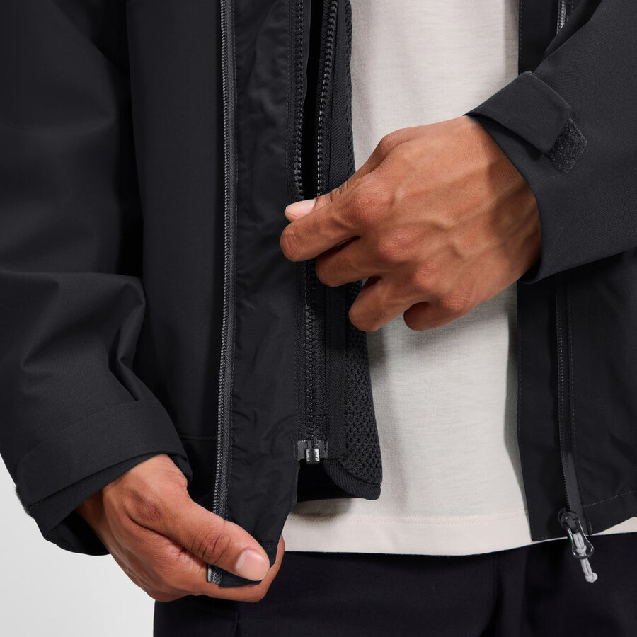 los hombres vagan interactivo de la chaqueta - negro berghaus