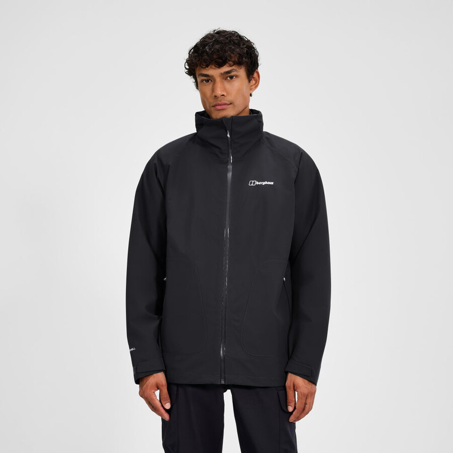 los hombres vagan interactivo de la chaqueta - negro berghaus