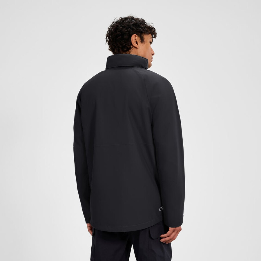 los hombres vagan interactivo de la chaqueta - negro berghaus