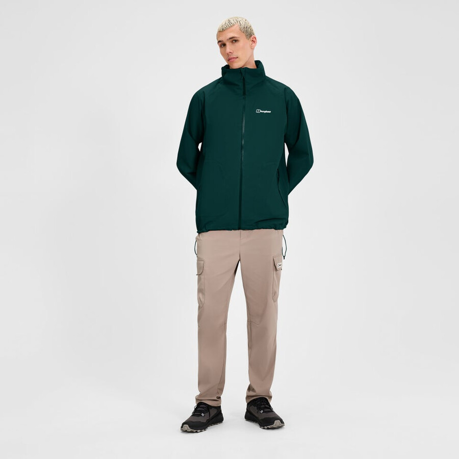 los hombres vagan interactivo de la chaqueta - verde berghaus