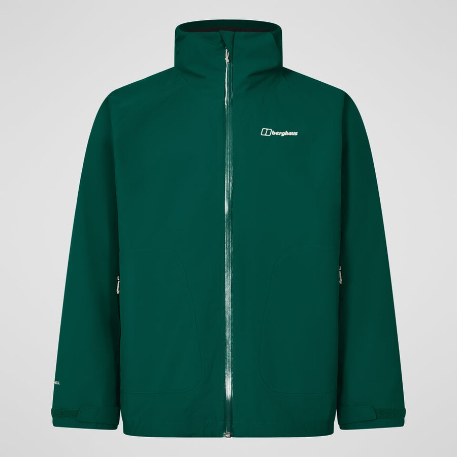 los hombres vagan interactivo de la chaqueta - verde berghaus