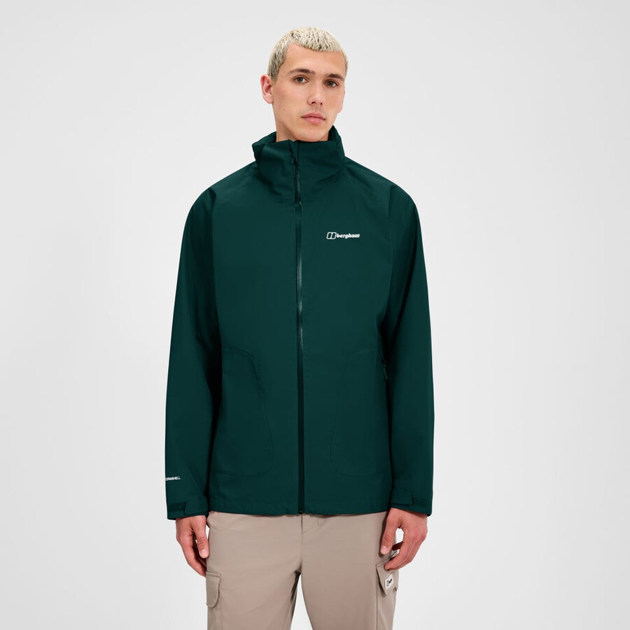 los hombres vagan interactivo de la chaqueta - verde berghaus