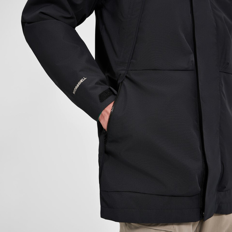 los hombres wansbeck parka - negro berghaus
