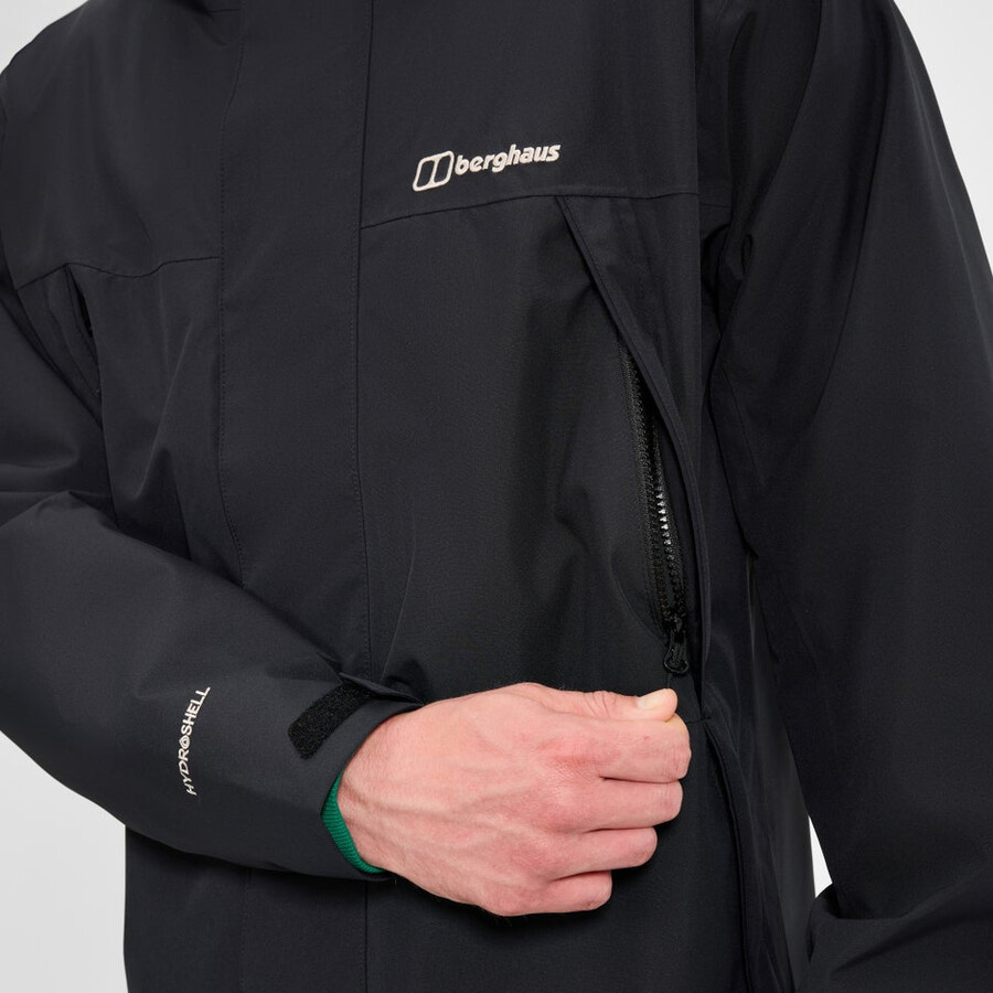 los hombres wansbeck parka - negro berghaus