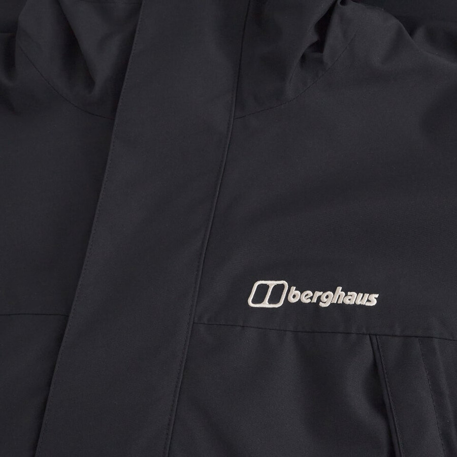 los hombres wansbeck parka - negro berghaus