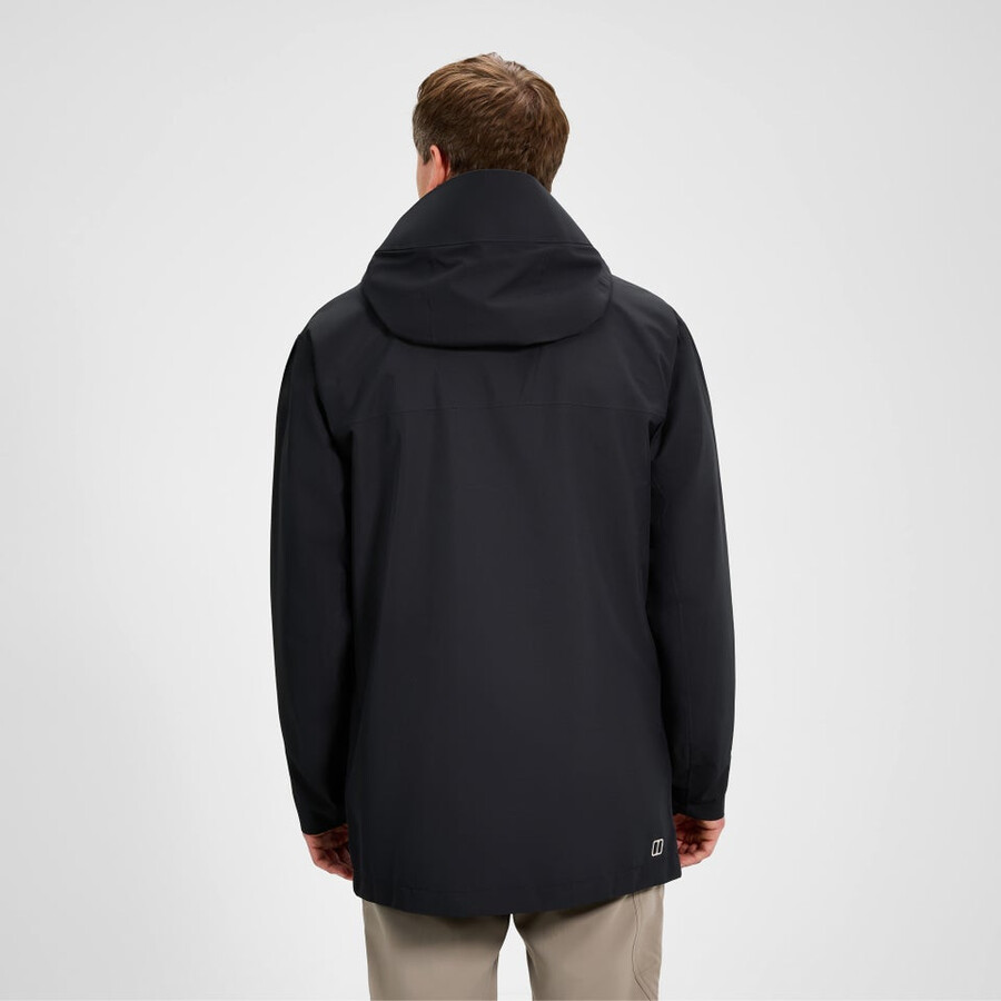 los hombres wansbeck parka - negro berghaus