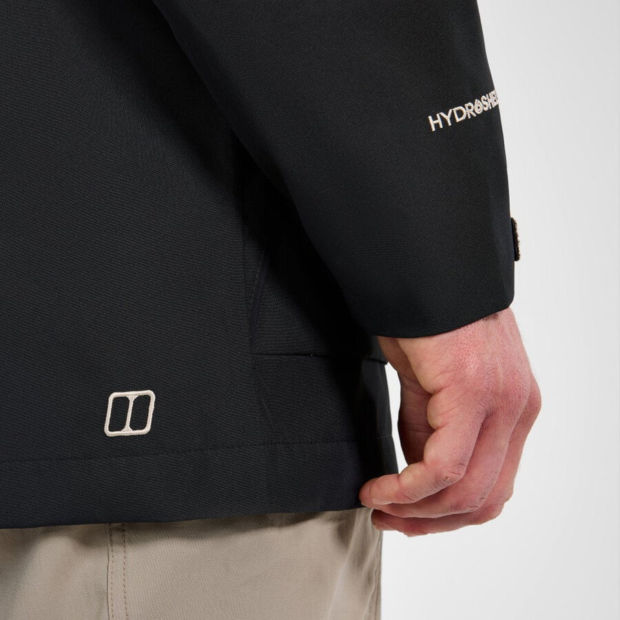 los hombres wansbeck parka - negro berghaus