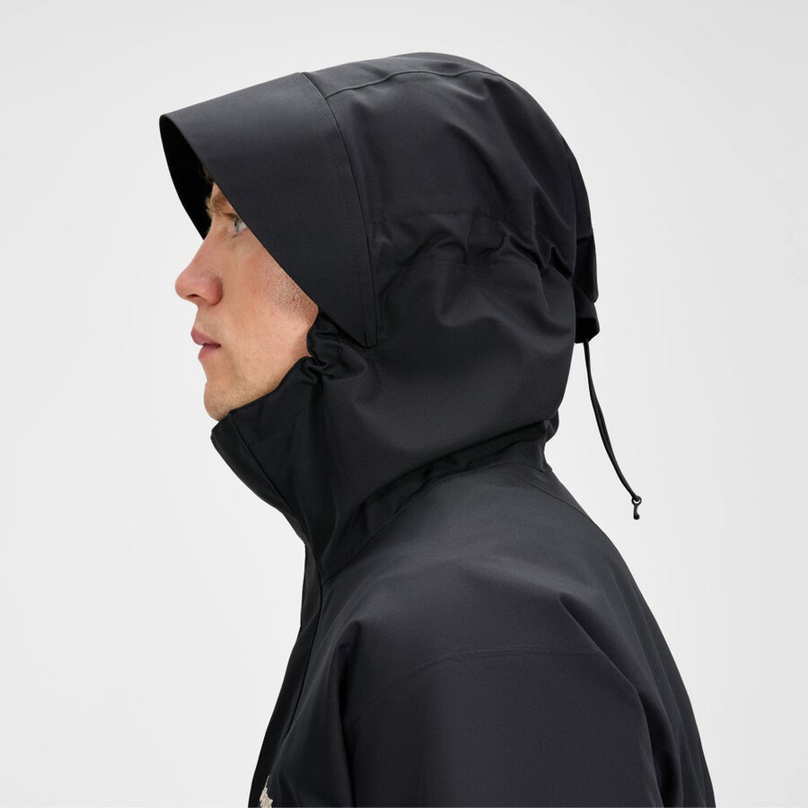 los hombres wansbeck parka - negro berghaus