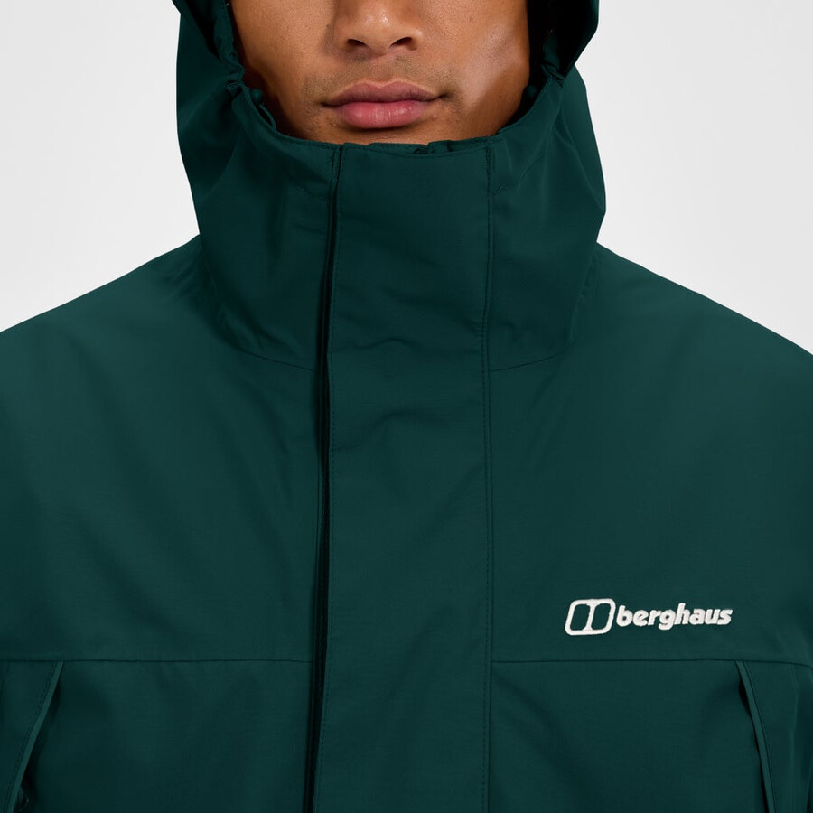 los hombres wansbeck parka verde berghaus