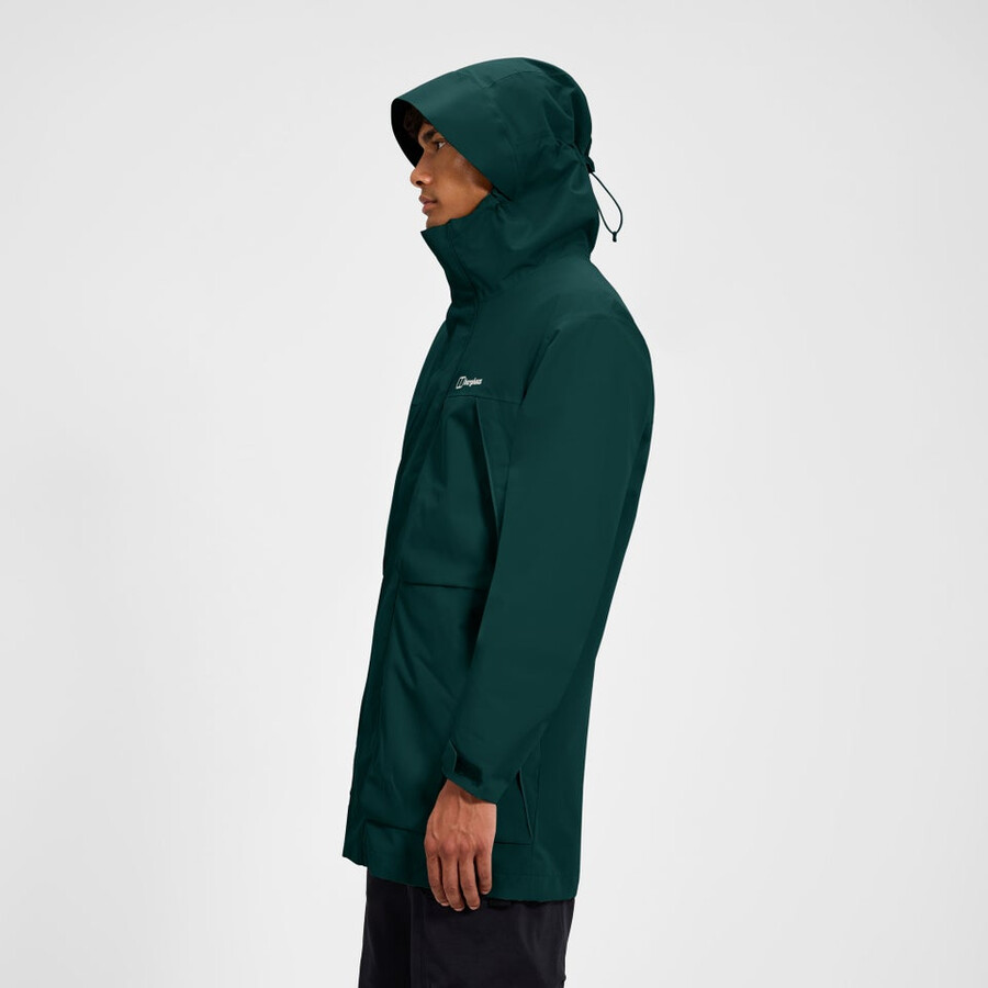 los hombres wansbeck parka verde berghaus