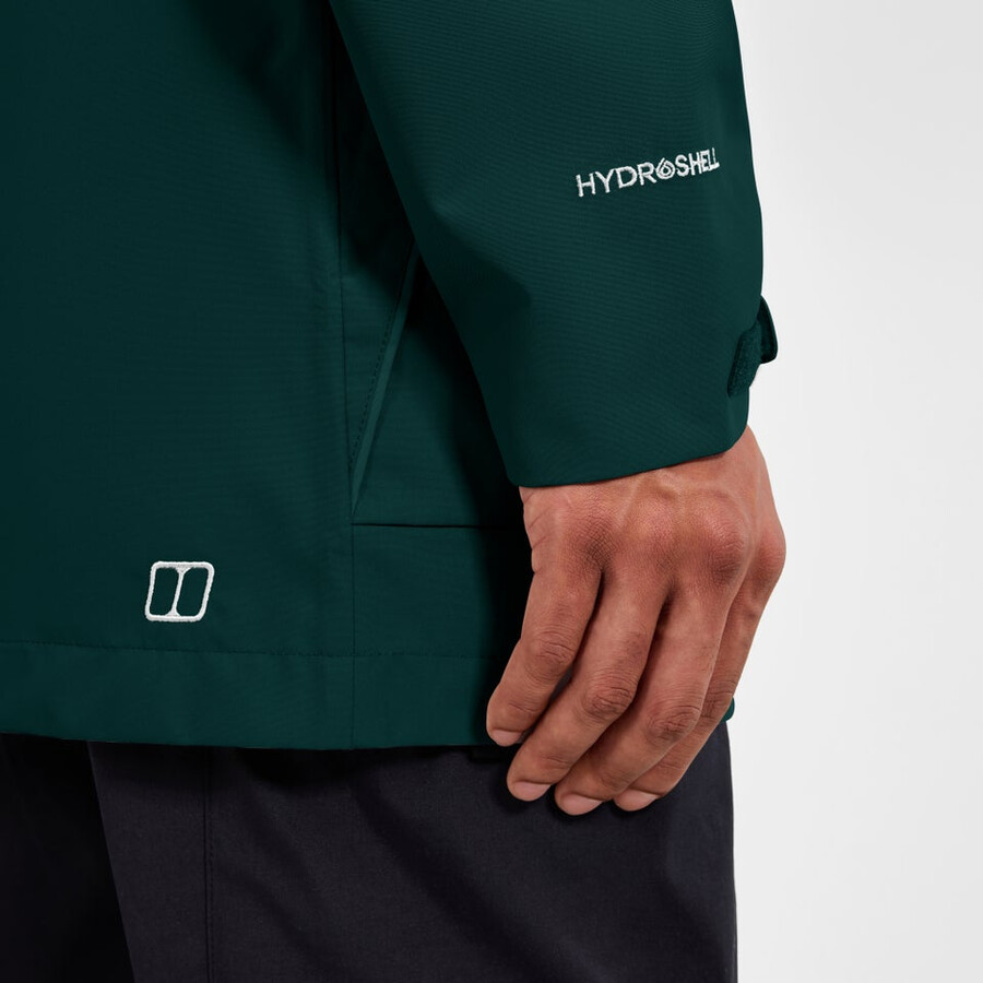 los hombres wansbeck parka verde berghaus