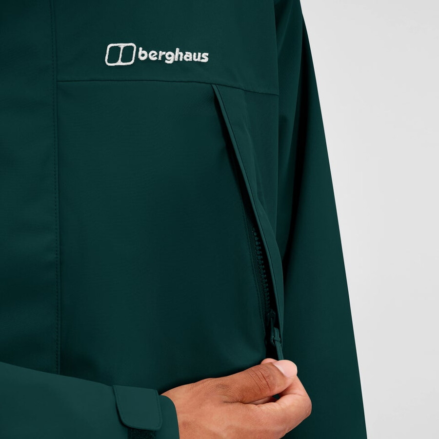 los hombres wansbeck parka verde berghaus
