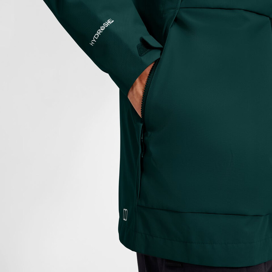 los hombres wansbeck parka verde berghaus