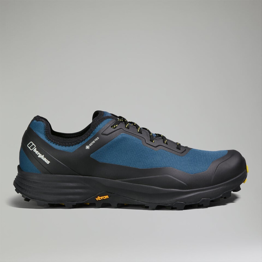 los hombres vc22 de gore-tex impermeable zapatos - negroazul marino berghaus