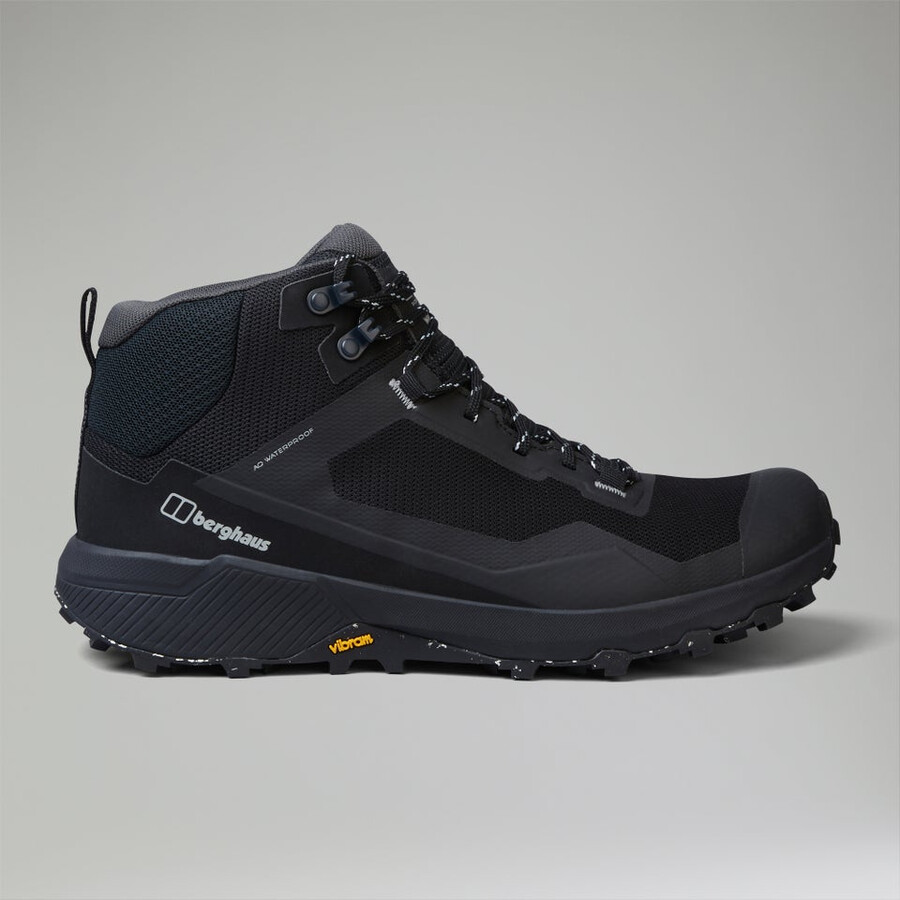 los hombres de la revolución activo mediados de zapato negrogris berghaus