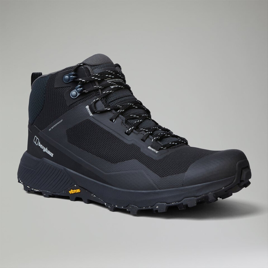 los hombres de la revolución activo mediados de zapato negrogris berghaus
