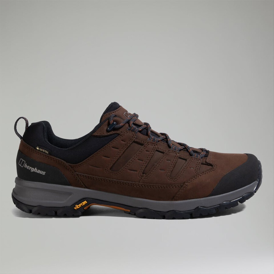 los hombres fellmaster activa de gore-tex 2.0 zapato marrónnaranja berghaus