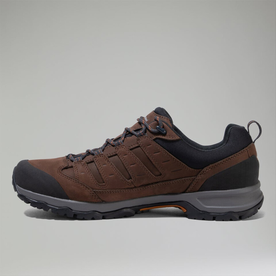 los hombres fellmaster activa de gore-tex 2.0 zapato marrónnaranja berghaus