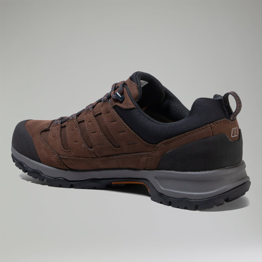 los hombres fellmaster activa de gore-tex 2.0 zapato marrónnaranja berghaus