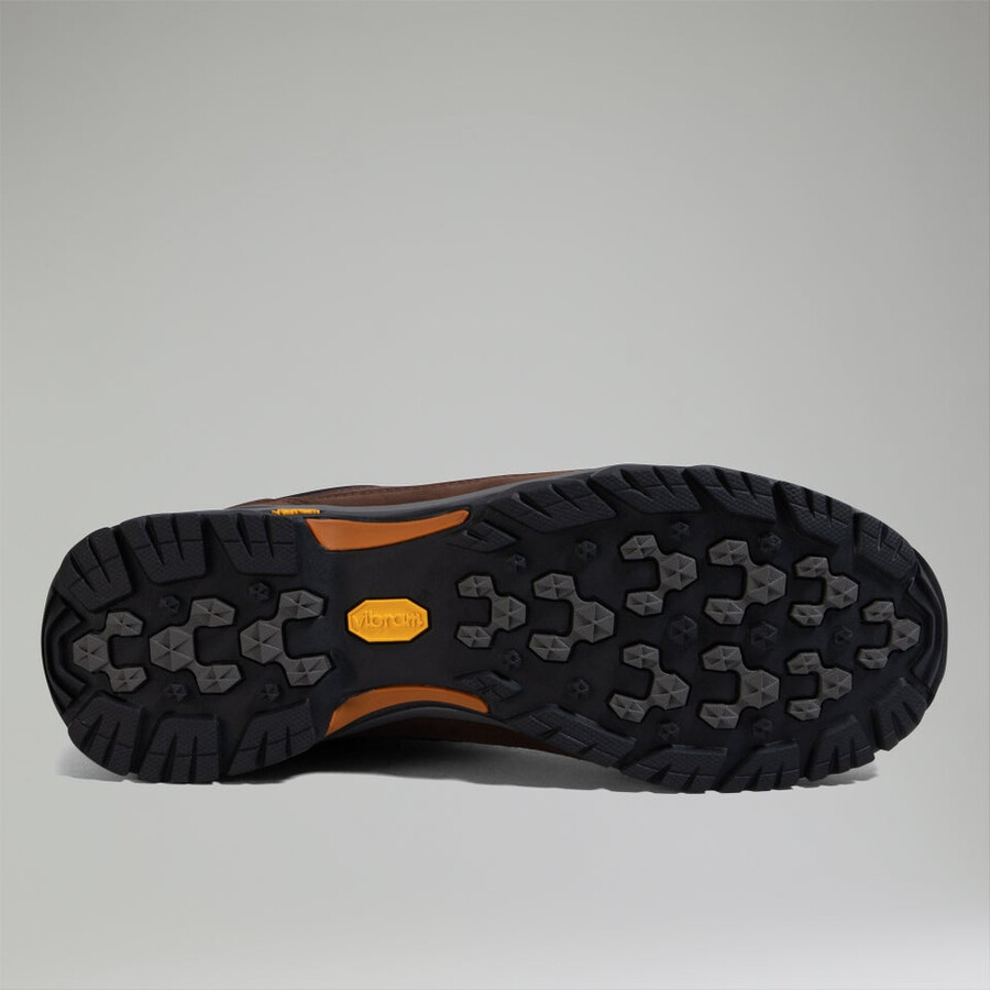 los hombres fellmaster activa de gore-tex 2.0 zapato marrónnaranja berghaus