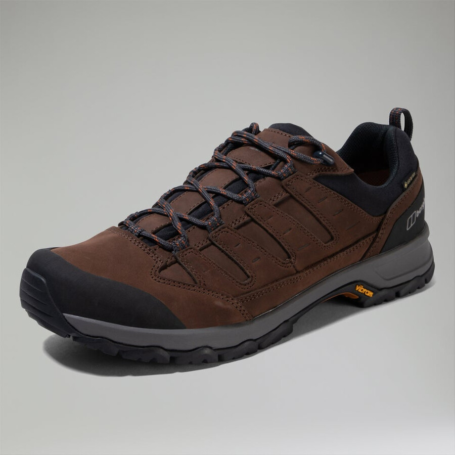 los hombres fellmaster activa de gore-tex 2.0 zapato marrónnaranja berghaus