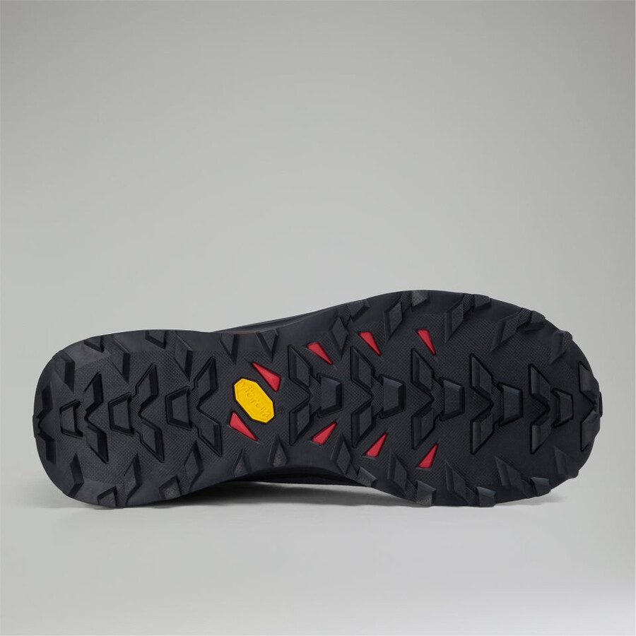 los hombres vc22 mediados de 2.0 gore-tex impermeable zapatos - negrorojo berghaus