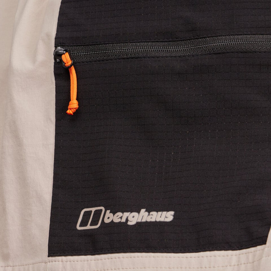 los hombres de la caminata de aire tramo corto de color gris berghaus