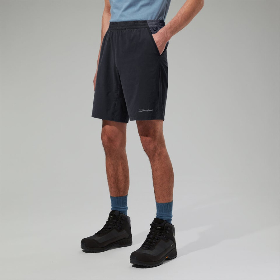 los hombres wandermoor viento a corto negrogris berghaus
