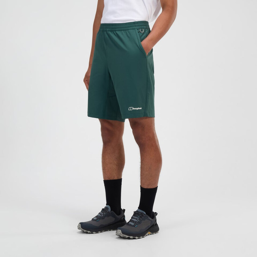 los hombres wandermoor de viento de corta verde berghaus