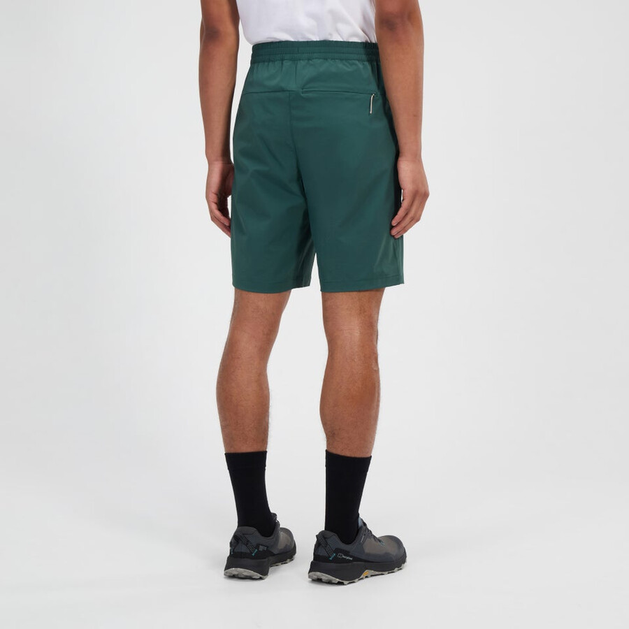 los hombres wandermoor de viento de corta verde berghaus