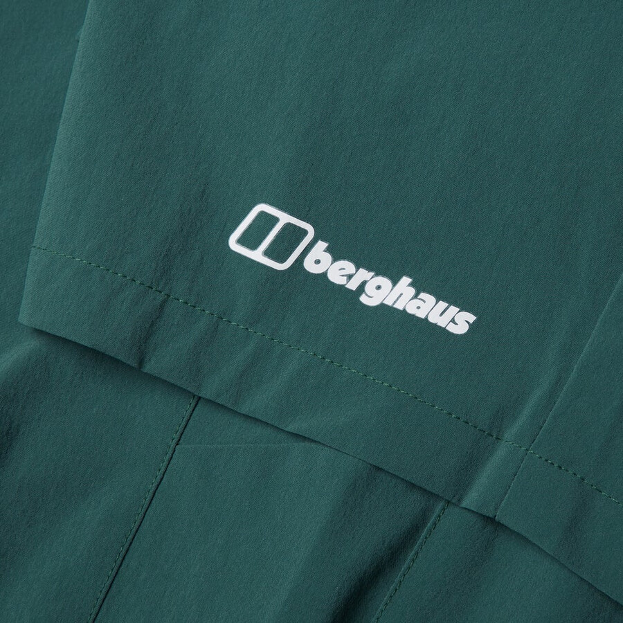los hombres wandermoor de viento de corta verde berghaus