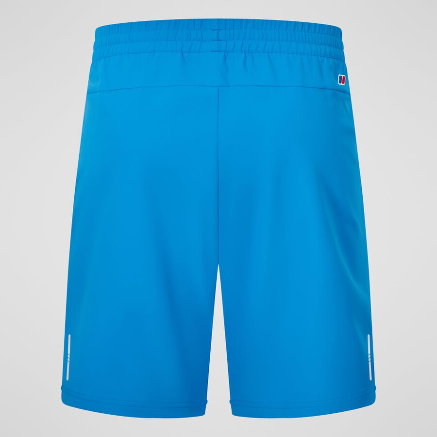 los hombres del terreno caminata corta - azul berghaus