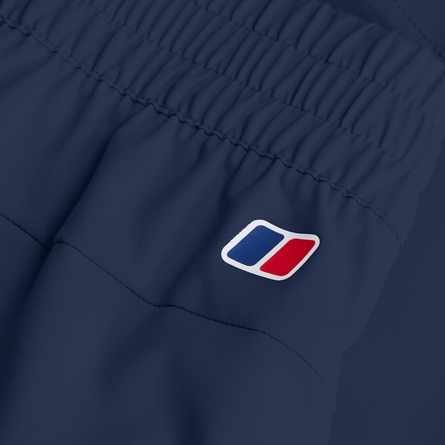 los hombres del terreno caminata corta - azul berghaus