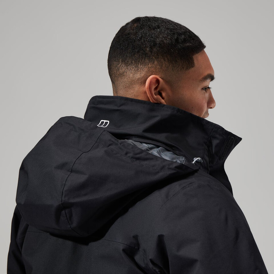 los hombres de la rg alfa 2.0 gemini 3 en 1 chaqueta - negro berghaus