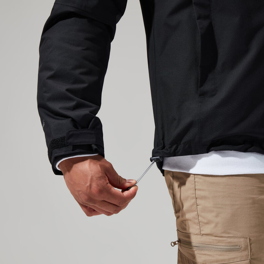 los hombres de la rg alfa 2.0 gemini 3 en 1 chaqueta - negro berghaus