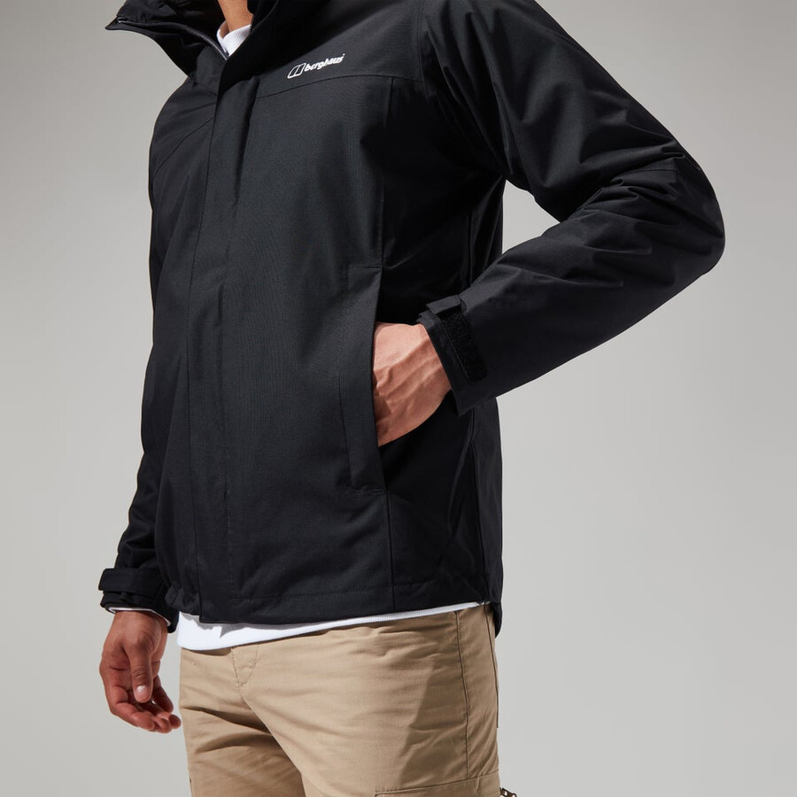los hombres de la rg alfa 2.0 gemini 3 en 1 chaqueta - negro berghaus