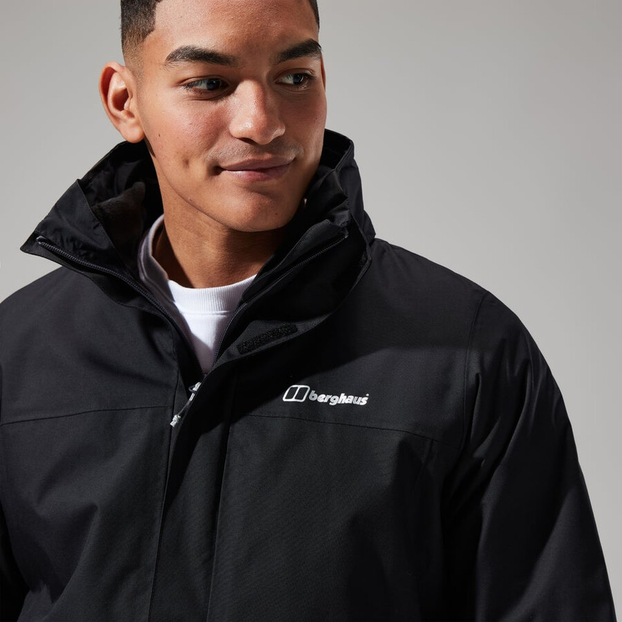 los hombres de la rg alfa 2.0 gemini 3 en 1 chaqueta - negro berghaus