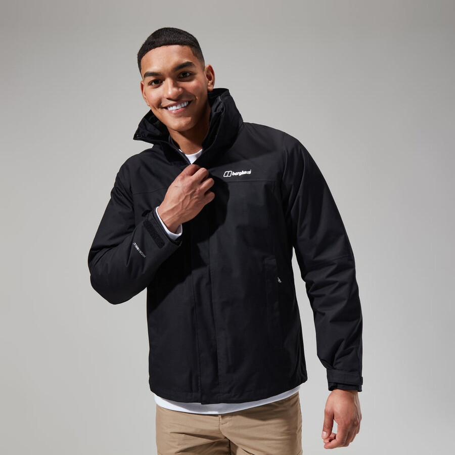 los hombres de la rg alfa 2.0 gemini 3 en 1 chaqueta - negro berghaus