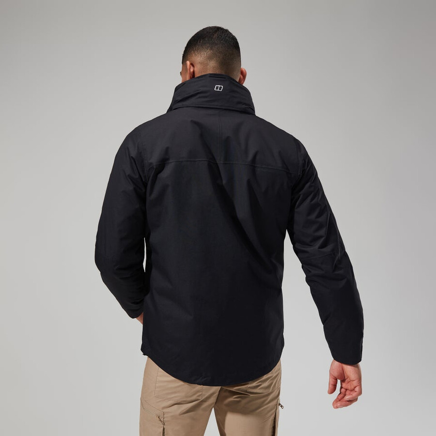 los hombres de la rg alfa 2.0 gemini 3 en 1 chaqueta - negro berghaus