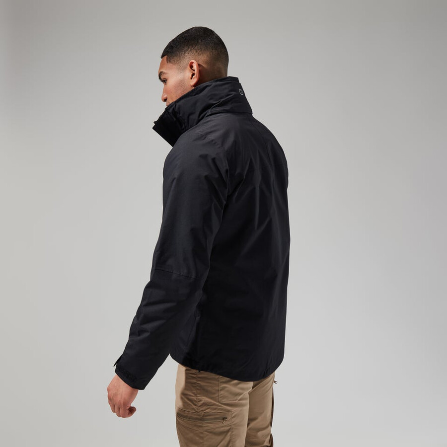 los hombres de la rg alfa 2.0 gemini 3 en 1 chaqueta - negro berghaus
