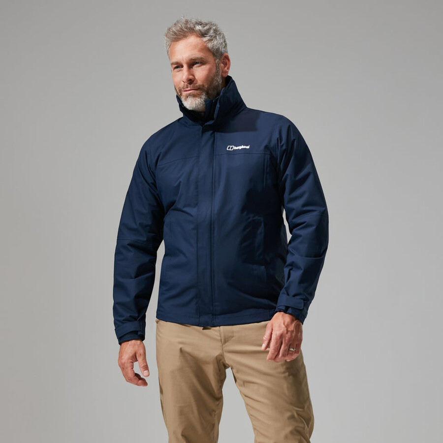 los hombres de la rg alfa 2.0 gemini 3 en 1 chaqueta azul oscuro berghaus