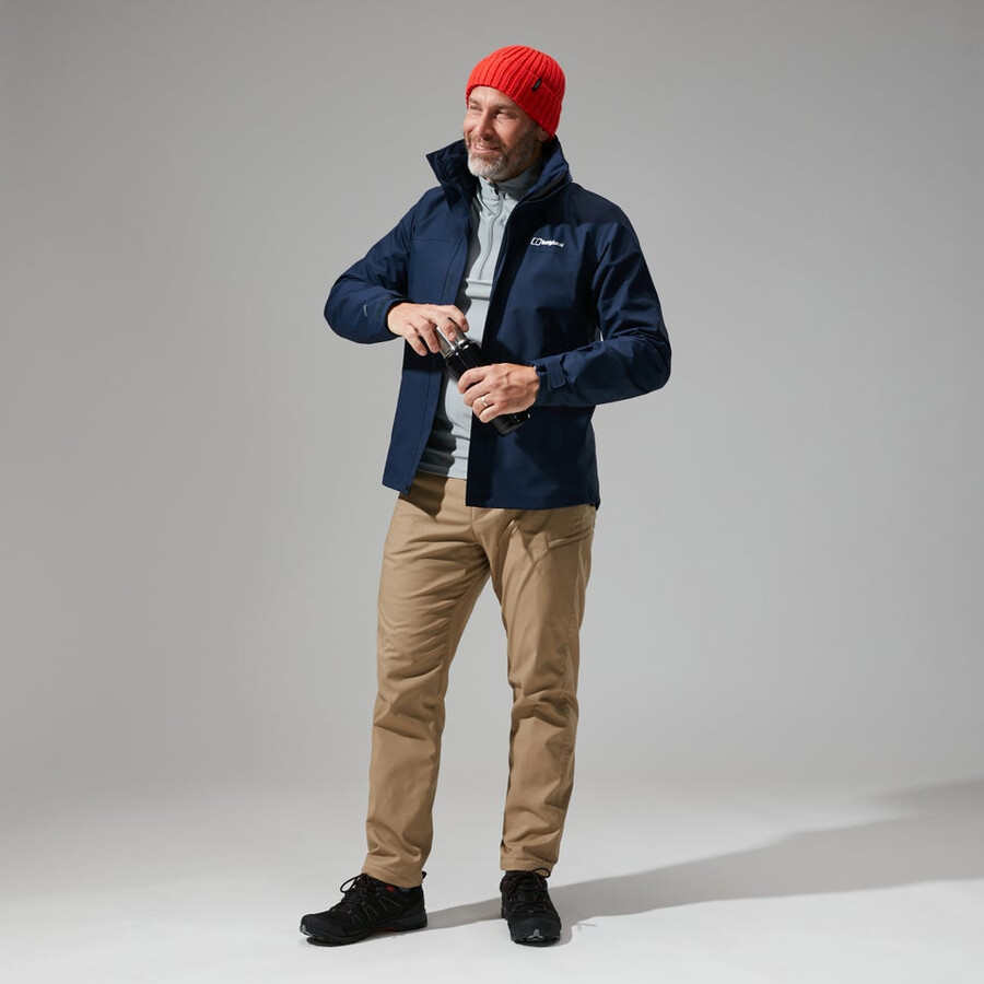 los hombres de la rg alfa 2.0 gemini 3 en 1 chaqueta azul oscuro berghaus