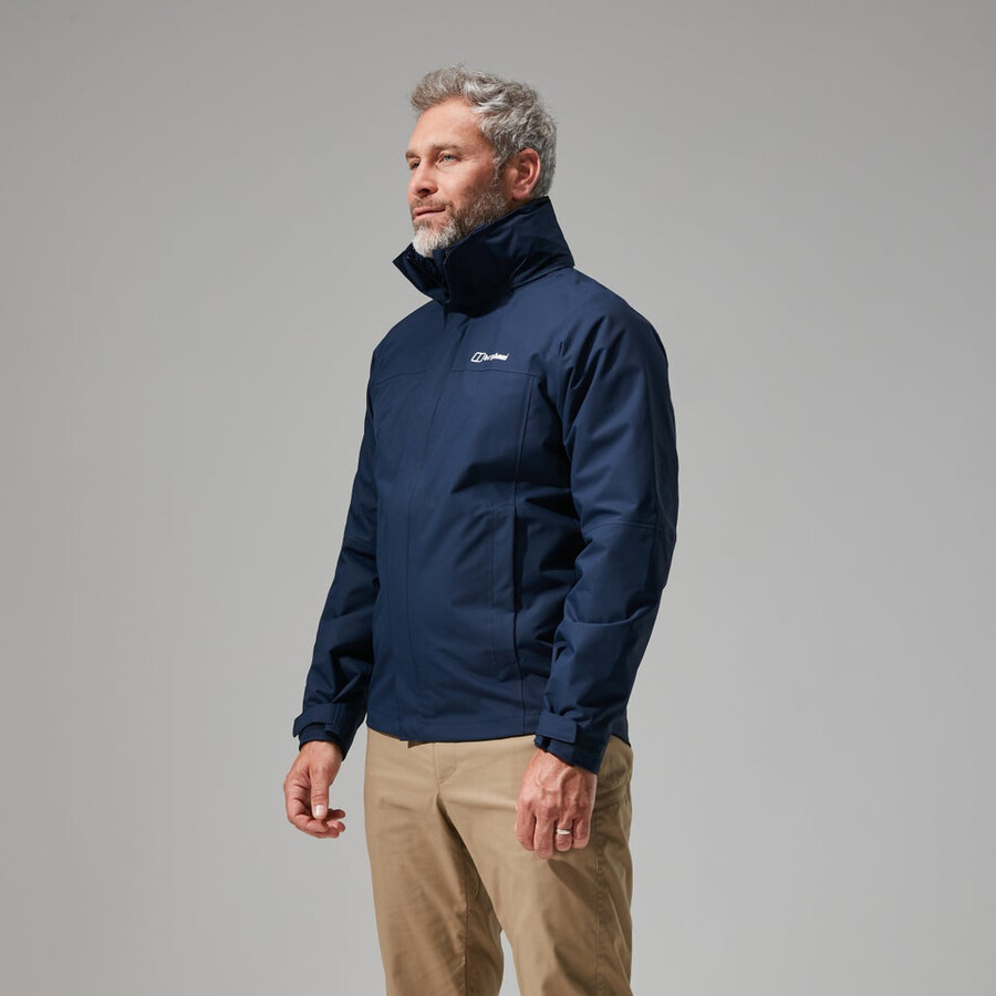 los hombres de la rg alfa 2.0 gemini 3 en 1 chaqueta azul oscuro berghaus