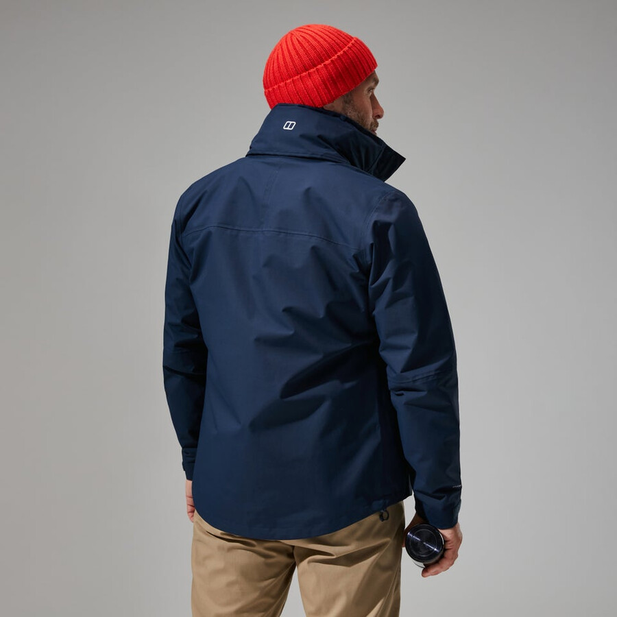los hombres de la rg alfa 2.0 gemini 3 en 1 chaqueta azul oscuro berghaus