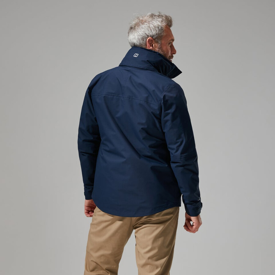 los hombres de la rg alfa 2.0 gemini 3 en 1 chaqueta azul oscuro berghaus